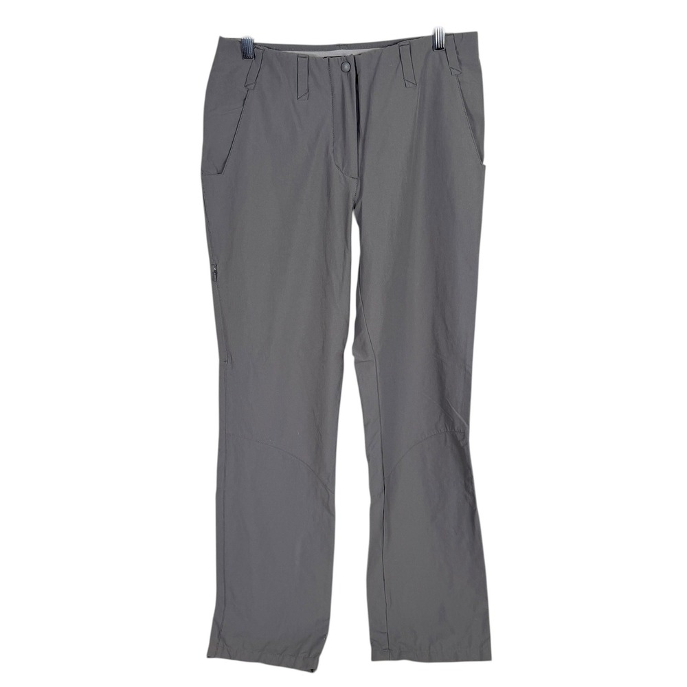 Rohan Roamers Trousers Hiking Pants Women 10R Gray‎ Outdoor Straight Leg